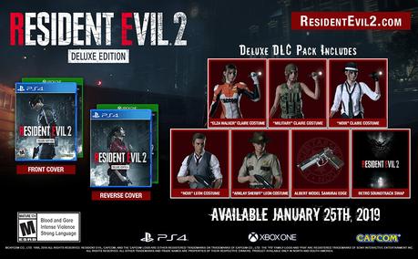 Resident Evil 2 Deluxe Edition muestra su carátula e incentivos Resident Evil 2 Deluxe Edition muestra su carátula e incentivos