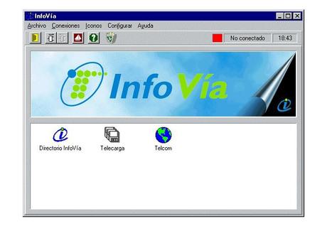 Infovía o la puerta a internet en los 90