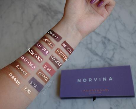 Reseña: Norvina Palette – Anastasia Beverly Hills (+ swatches & looks)