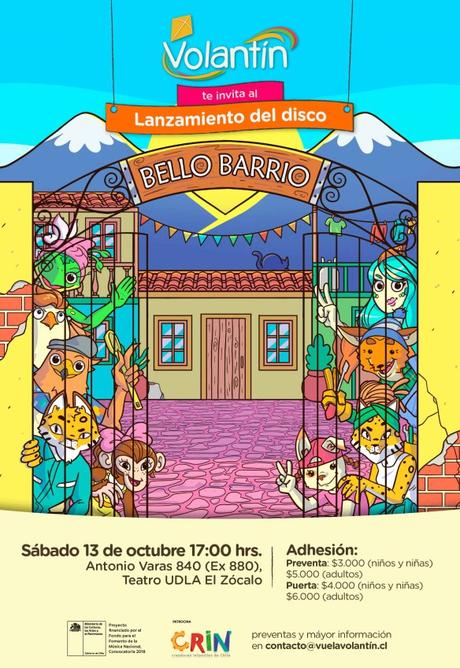 Volantín: Compañía de Folclor Infantil lanza su nuevo disco, Bello Barrio