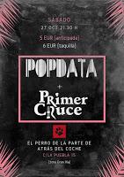 Concierto de  Popdata y Primer Cruce en El Perro de la Parte de Atrás del Coche
