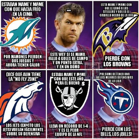 Los mejores memes NFL de la Semana 5 – Temporada 2018