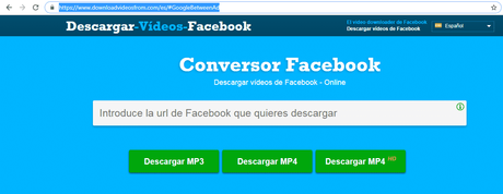 convertidor online de videos de facebook