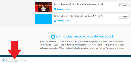 descargar videos de facebook al pc