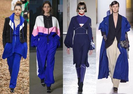 Moda OI 2018: así se lleva el look Athleisure Moda invierno 2018 athleisure azul