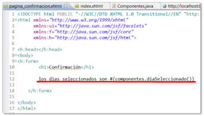 Como usar el h:SelectManyListBox en JSF