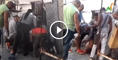 Sale a la luz video de 5 agentes del régimen cubano golpeando a un arrestado