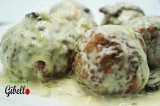 Albondigas con nata