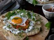 Naan Integral Ajo, base gran desayuno turco