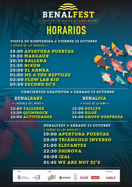 [Noticia] Cartel completo del Benalfest 2018