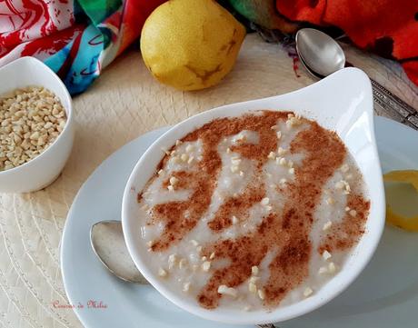 Arroz con leche de almendra en Thermomix y tradicional Arroz con leche de almendra en Thermomix y tradicional