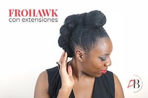 Cómo hacer un frohawk con extensiones