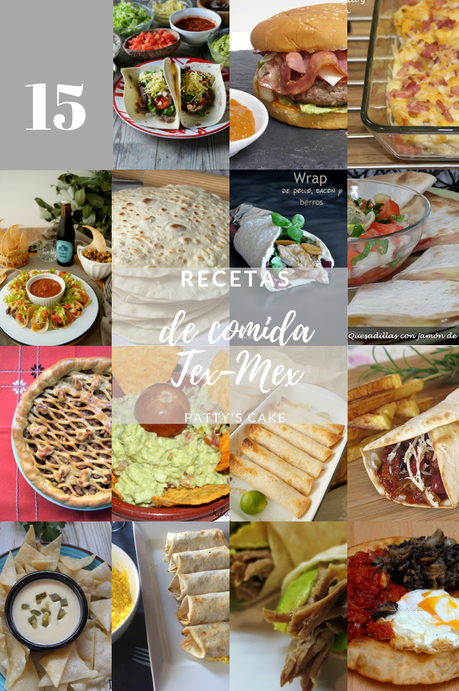 15 recetas de comida tex-mex