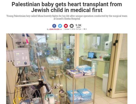 Hermosa solidaridad israelí: niño palestino recibe corazon israelí para trasplante. Hermosa solidaridad israelí: niño palestino recibe corazon israelí para trasplante.