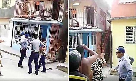 Reaparece video en las redes, del hombre que asesinó a la mujer delante de policías en Cuba