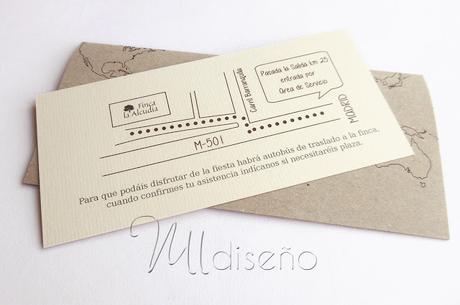 Invitación tarjeta de embarque Invitación tarjeta de embarque