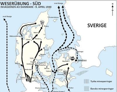 II GUERRA MUNDIAL: ALEMANIA INVADE NORUEGA Y DINAMARCA