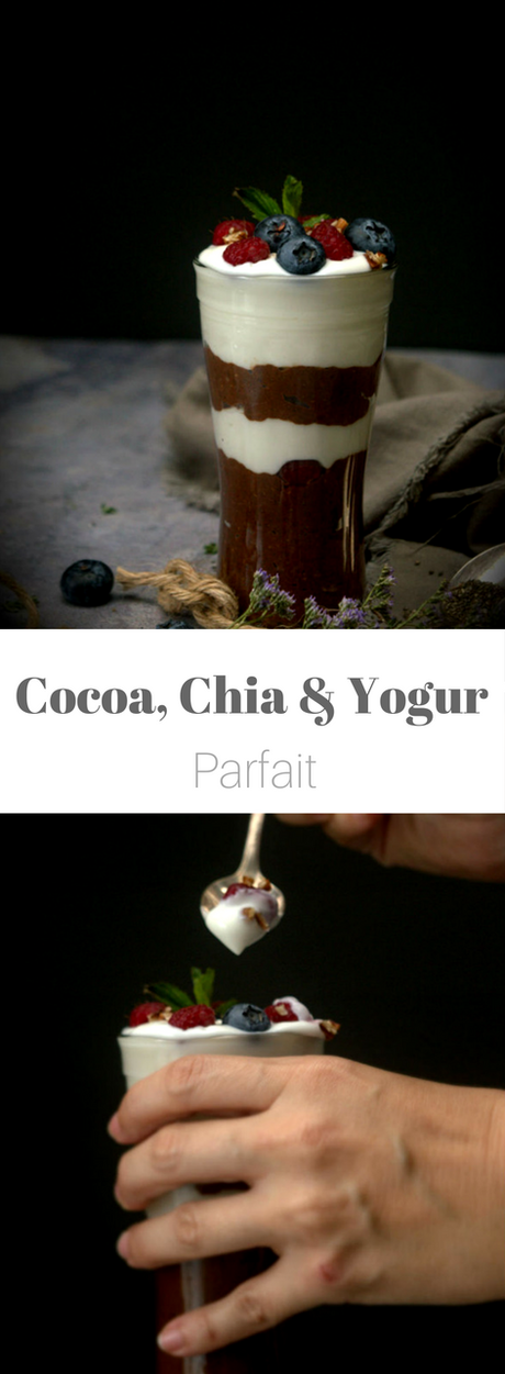 ¿Desayunamos Bien? Parfait de Chía y Cacao con Yogur