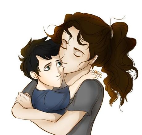 Little Percy Jackson and Sally revised sketch. So cute!