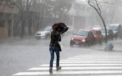 TEMPORAL DE LLUVIAS PUNTUALES TORRENCIALES, EN EL SUR Y SURESTE DEL PAÍS