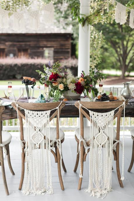 Cómo decorar con macramé: 10 ideas Sillas decoradas con macramé