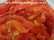 Pimientos asados horno