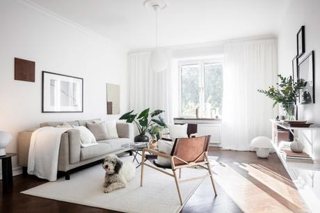 Suelo negro en la cocina