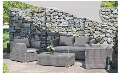 Polyrattan Lounge Set Günstig Ebenbild Das Sieht Verwunderlich