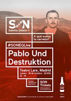 Concierto de Pablo Und Destruktion en Teatro Lara Concierto de Pablo Und Destruktion en Teatro Lara