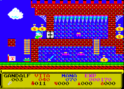 Descarga Gandalf Deluxe, una versión mejorada de un arcade para Speccy