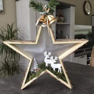 Ideas para hacer estrellas decorativas de madera para la navidad