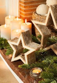 Ideas para hacer estrellas decorativas de madera para la navidad