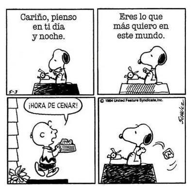 Te lo juro por Snoopy. Te lo juro por Snoopy.
