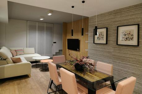 Empolvados y Madera para una Vivienda muy Personal