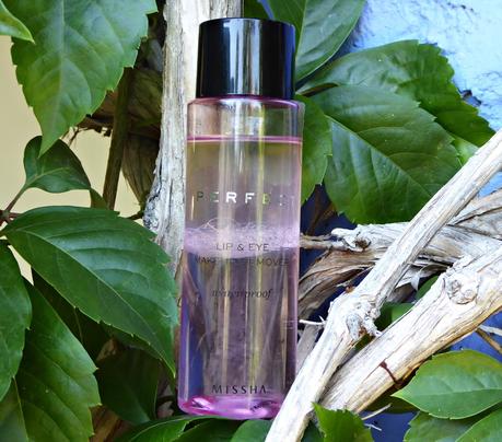 Desmaquillante de ojos y labios waterproof de Missha, cosmética coreana