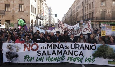 ¿Quién protesta contra la mina de uranio en Salamanca?