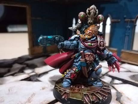 Capitán Primaris de los Lobos Espaciales para KT por Jaime de LUF