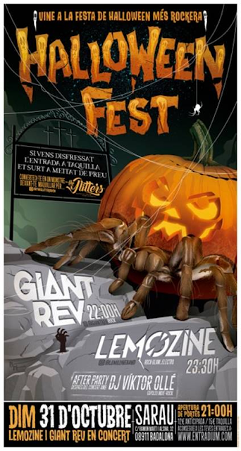 [Noticia] Giant Rev, Lemozine y Viktor Ollé en el cartel de la primera edición del Halloween Rock Fest