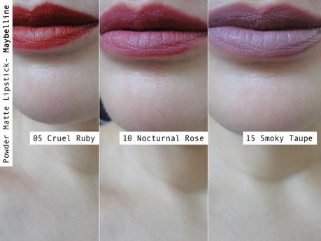 Powder Matte Lipstick de Maybelline: esos raros colores nuevos.