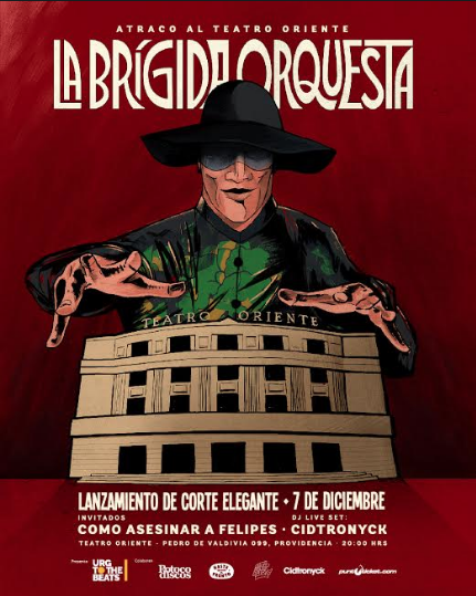 La Brigida Orquesta presenta en concierto su 1er disco Corte Elegante el 7 de diciembre
