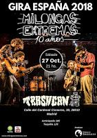 Concierto de Milongas Extremas en Sala Trashcan