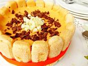 Charlota caqui, kaki, palosanto mascarpone