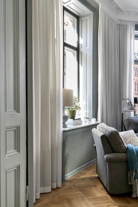 Como decorar un salon irregular.