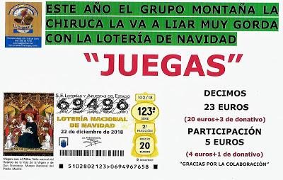 LOTERÍA NAVIDAD 2018