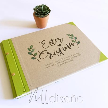 Álbum de fotos personalizado estilo rústico Álbum de fotos personalizado estilo rústico
