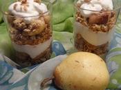 Parfait yaourt grec poire pear greek yogurt parfait yogur griego pera بارفيه بالزيادي اليوناني الاجاص