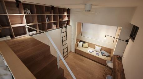 Apartamento minúsculo de 22 m² en Taiwan