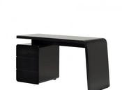 Schreibtisch Schwarz Glas Ebenbild Sieht Luxus