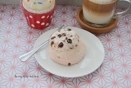 Mugcake de fresa y chocolate con Dietbox