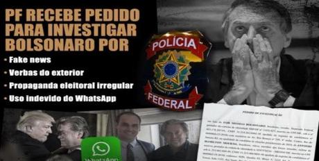 Policía Federal brasileña abre investigación a Bolsonaro por difusión de noticias falsas